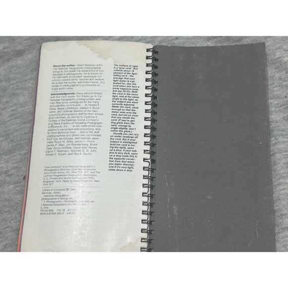 National Geographic Photographer's Field Guide by Albert Moldvay Paperback 1981 - Picture 5 of 6
